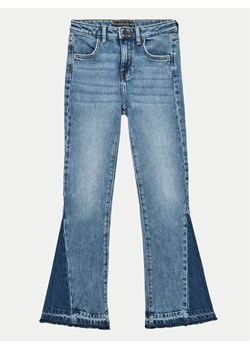 Guess Jeansy J4YA04 D5FM0 Niebieski Flare Fit ze sklepu MODIVO w kategorii Spodnie dziewczęce - zdjęcie 182602452