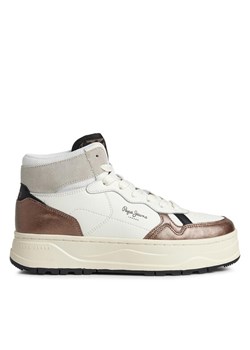 Pepe Jeans Sneakersy PLS31500 Biały ze sklepu MODIVO w kategorii Trampki damskie - zdjęcie 182602493