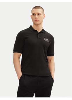 EA7 Emporio Armani Polo 7M000300 AF13739 UC001 Czarny Slim Fit ze sklepu MODIVO w kategorii T-shirty męskie - zdjęcie 182602520