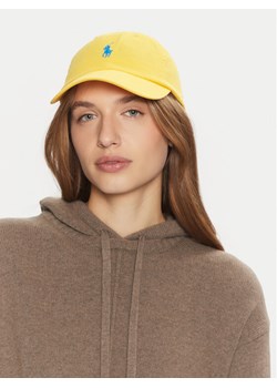 Polo Ralph Lauren Czapka z daszkiem 211912843005 Żółty ze sklepu MODIVO w kategorii Czapki z daszkiem damskie - zdjęcie 182602534