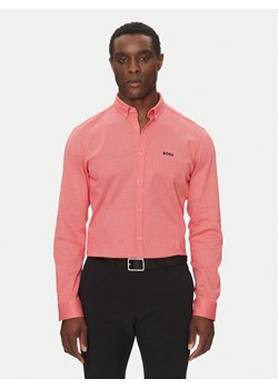 BOSS Koszula 50533163 Czerwony Regular Fit ze sklepu MODIVO w kategorii Koszule męskie - zdjęcie 182602602