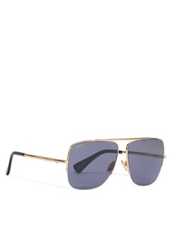 Max Mara Okulary przeciwsłoneczne MM0121 30A Złoty ze sklepu MODIVO w kategorii Okulary przeciwsłoneczne damskie - zdjęcie 182602674