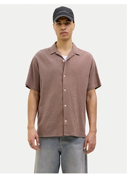 Jack&Jones Koszula Luke 12255781 Brązowy Relaxed Fit ze sklepu MODIVO w kategorii Koszule męskie - zdjęcie 182602683