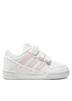 adidas Sneakersy Team Court 2 Str Cf C ID6635 Biały ze sklepu MODIVO w kategorii Buty sportowe dziecięce - zdjęcie 182602770