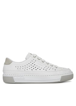 Rieker Sneakersy L8849-80 Biały ze sklepu MODIVO w kategorii Buty sportowe damskie - zdjęcie 182602910