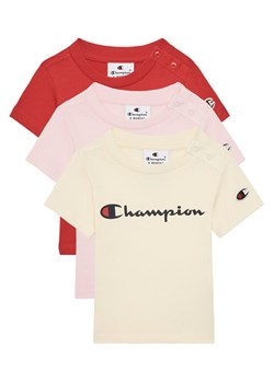 Champion Komplet 3 t-shirtów 306900 Kolorowy Regular Fit ze sklepu MODIVO w kategorii Koszulki niemowlęce - zdjęcie 182602944