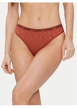 Calvin Klein Underwear Figi brazylijskie 000QD5233E Beżowy ze sklepu MODIVO w kategorii Majtki damskie - zdjęcie 182603013