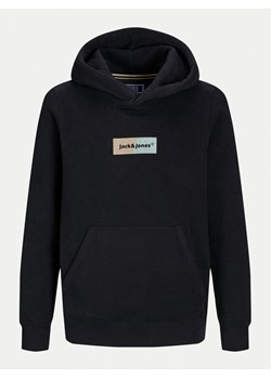 Jack&Jones Junior Bluza Bronx 12263291 Czarny Standard Fit ze sklepu MODIVO w kategorii Bluzy chłopięce - zdjęcie 182603121