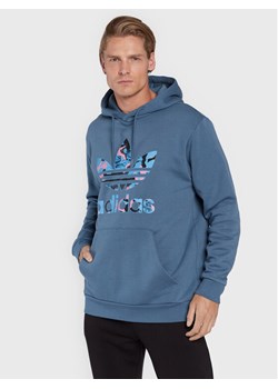 adidas Bluza Camo Series Infill HK2802 Granatowy Regular Fit ze sklepu MODIVO w kategorii Bluzy męskie - zdjęcie 182603153