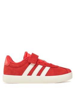 adidas Sneakersy VL Court 3.0 JH6314 Czerwony ze sklepu MODIVO w kategorii Buty sportowe dziecięce - zdjęcie 182603212