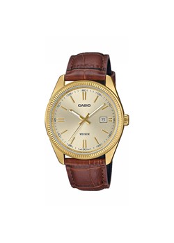 Casio Zegarek Timeless Collection MTP-1302PGL-9AVEF Brązowy ze sklepu MODIVO w kategorii Zegarki - zdjęcie 182603262