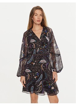 Guess Sukienka codzienna Yvette W4BK29 WDW82 Czarny Regular Fit ze sklepu MODIVO w kategorii Sukienki - zdjęcie 182603350