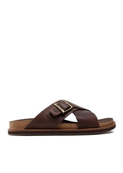 Timberland Klapki Amalfi Vibes Slide TB0A41A1V131 Brązowy ze sklepu MODIVO w kategorii Klapki męskie - zdjęcie 182603353