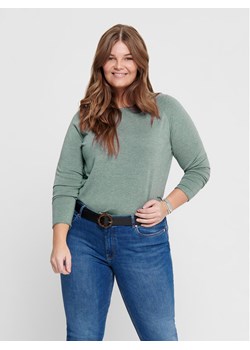 ONLY Carmakoma Sweter 15197209 Zielony Regular Fit ze sklepu MODIVO w kategorii Swetry damskie - zdjęcie 182603363