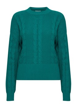 ICHI Sweter 20119847 Zielony Regular Fit ze sklepu MODIVO w kategorii Swetry damskie - zdjęcie 182603373
