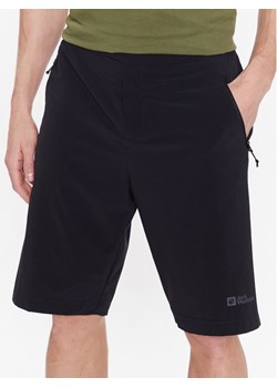 Jack Wolfskin Szorty sportowe Prelight 1508081 Czarny Regular Fit ze sklepu MODIVO w kategorii Spodenki męskie - zdjęcie 182603421