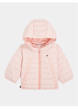 Tommy Hilfiger Kurtka przejściowa Monotype Tape KN0KN01722 Różowy Regular Fit ze sklepu MODIVO w kategorii Kombinezony i kurtki - zdjęcie 182603472
