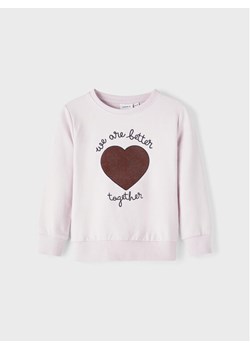 NAME IT Bluza 13219034 Różowy Regular Fit ze sklepu MODIVO w kategorii Bluzy dziewczęce - zdjęcie 182603574