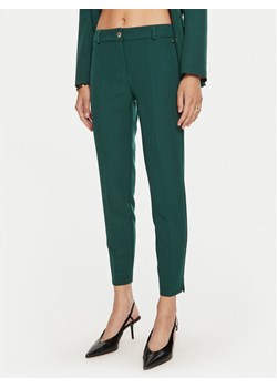 Maryley Spodnie materiałowe 24IB52Z/M19/43GU Zielony Regular Fit ze sklepu MODIVO w kategorii Spodnie damskie - zdjęcie 182603823