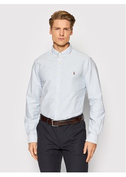 Polo Ralph Lauren Koszula Core Replen 710549084 Niebieski Slim Fit ze sklepu MODIVO w kategorii Koszule męskie - zdjęcie 182603863