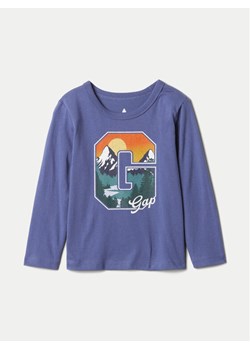 Gap Bluzka 515126-03 Niebieski Regular Fit ze sklepu MODIVO w kategorii T-shirty chłopięce - zdjęcie 182603940