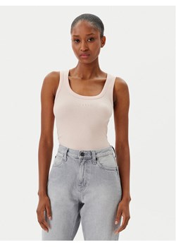 BOSS Top C_Ematite 50504245 Różowy Slim Fit ze sklepu MODIVO w kategorii Bluzki damskie - zdjęcie 182604060