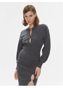 Pinko Sweter Chioccia 101848 A15S Szary Regular Fit ze sklepu MODIVO w kategorii Swetry damskie - zdjęcie 182604063