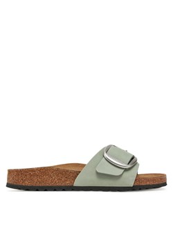 Birkenstock Klapki Madrid Big Buckle 1029293 Zielony ze sklepu MODIVO w kategorii Klapki damskie - zdjęcie 182604064