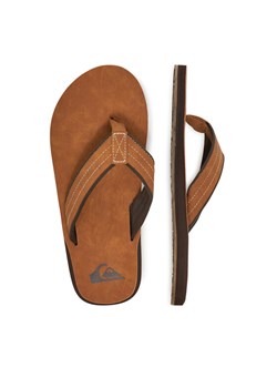 Quiksilver Japonki 808416 Brązowy ze sklepu MODIVO w kategorii Klapki męskie - zdjęcie 182604154