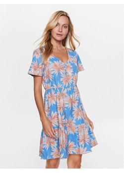 Roxy Sukienka letnia ERJWD03709 Błękitny Regular Fit ze sklepu MODIVO w kategorii Sukienki - zdjęcie 182604263