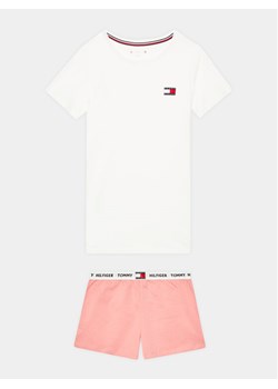 Tommy Hilfiger Piżama UG0UG00655 Biały Regular Fit ze sklepu MODIVO w kategorii Piżamy dziecięce - zdjęcie 182604321