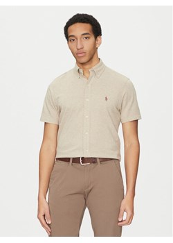 Polo Ralph Lauren Koszula 710798291020 Beżowy Regular Fit ze sklepu MODIVO w kategorii Koszule męskie - zdjęcie 182604353