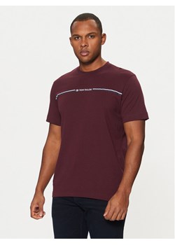 Tom Tailor T-Shirt 1037803 Bordowy Regular Fit ze sklepu MODIVO w kategorii T-shirty męskie - zdjęcie 182604380