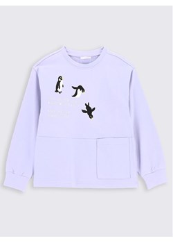 Coccodrillo Bluza ZC2132101WIK Fioletowy Regular Fit ze sklepu MODIVO w kategorii Bluzy dziewczęce - zdjęcie 182604444