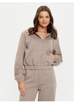 Guess Bluza V5RQ20 KC3D2 Szary Regular Fit ze sklepu MODIVO w kategorii Bluzy damskie - zdjęcie 182604511
