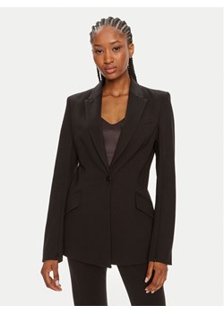 KARL LAGERFELD Marynarka 245W1402 Czarny Slim Fit ze sklepu MODIVO w kategorii Marynarki damskie - zdjęcie 182604603