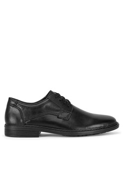 Rieker Półbuty 17627-00 Czarny ze sklepu MODIVO w kategorii Buty eleganckie męskie - zdjęcie 182604754