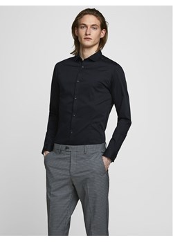 Jack&Jones Koszula Parma 12097662 Czarny Super Slim Fit ze sklepu MODIVO w kategorii Koszule męskie - zdjęcie 182604812