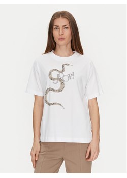 JOOP! T-Shirt 30045271 Biały Regular Fit ze sklepu MODIVO w kategorii Bluzki damskie - zdjęcie 182604851