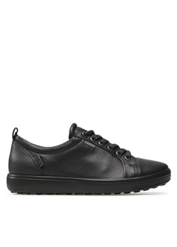ECCO Sneakersy Soft 7 W GORE-TEX 44030301001 Czarny ze sklepu MODIVO w kategorii Półbuty damskie - zdjęcie 182604944