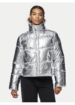 Pieces Kurtka zimowa Namie 17151539 Srebrny Regular Fit ze sklepu MODIVO w kategorii Kurtki damskie - zdjęcie 182604990