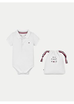 Tommy Hilfiger Body dziecięce KN0KN01984 Biały ze sklepu MODIVO w kategorii Body niemowlęce - zdjęcie 182605051