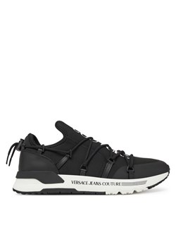 Versace Jeans Couture Sneakersy 78YA3SA6 Czarny ze sklepu MODIVO w kategorii Buty sportowe męskie - zdjęcie 182605053