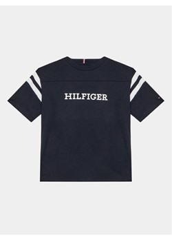 Tommy Hilfiger T-Shirt Varsity KB0KB08678 D Granatowy Regular Fit ze sklepu MODIVO w kategorii T-shirty chłopięce - zdjęcie 182605144