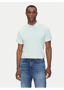 Guess Polo M2GP34 KARS0 Zielony Regular Fit ze sklepu MODIVO w kategorii T-shirty męskie - zdjęcie 182605251