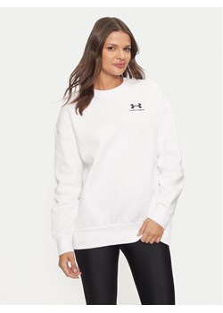 Under Armour Bluza Essential 1379475 Biały Loose Fit - id: 0000304112737 - marki Under Armour - 182605350 Under Armour Bluza Essential 1379475 Biały Loose Fit ze sklepu MODIVO w kategorii Bluzy damskie - zdjęcie 182605350