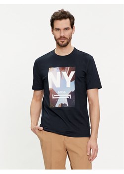 Boss T-Shirt Tiburt 511 50512110 Granatowy Regular Fit ze sklepu MODIVO w kategorii T-shirty męskie - zdjęcie 182605352