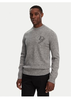 Dolce&Gabbana Sweter GXX02Z JFMIM Szary Regular Fit ze sklepu MODIVO w kategorii Swetry męskie - zdjęcie 182605362