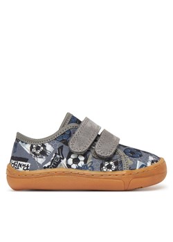 Froddo Kapcie Barefoot Canvas G1700379-27 M Szary ze sklepu MODIVO w kategorii Kapcie dziecięce - zdjęcie 182605371