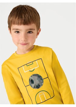 Mayoral Bluzka 4044 Żółty Regular Fit ze sklepu MODIVO w kategorii T-shirty chłopięce - zdjęcie 182605372